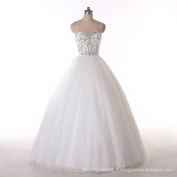 Robe de mariée en mousseline de soie